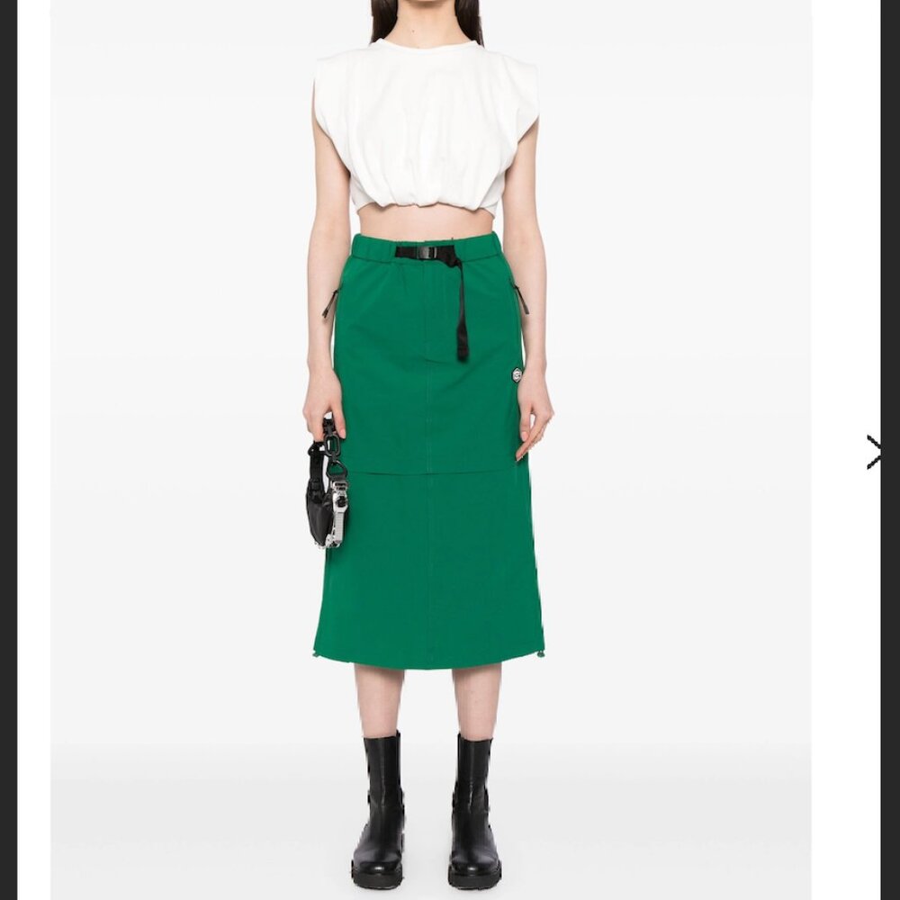 Drawstring athletic skirt